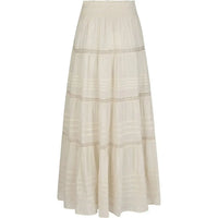 Neo Noir, Felicia S Voile Skirt, Ivory-Neo Noir-Minlillebutik.dk