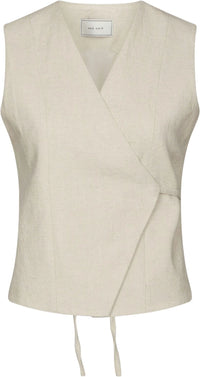 Neo Noir, Samara Ramie Waistcoat, Natural