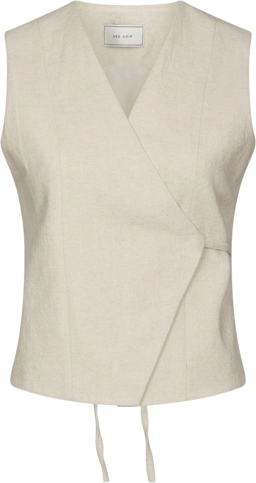 Neo Noir, Samara Ramie Waistcoat, Natural
