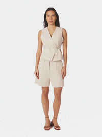 Neo Noir, Samara Ramie Waistcoat, Natural