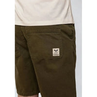 Fat Moose, Dereck Canvas Shorts, Army-Fat Moose-Minlillebutik.dk