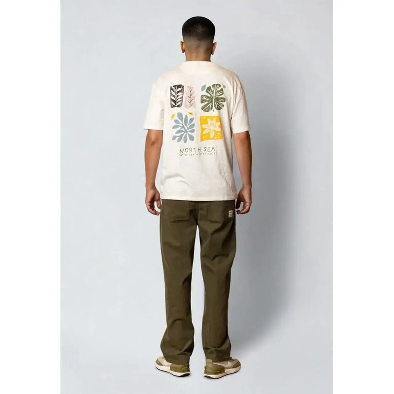 Fat Moose, Vacation T-shirt, Ecru-Fat Moose-Minlillebutik.dk