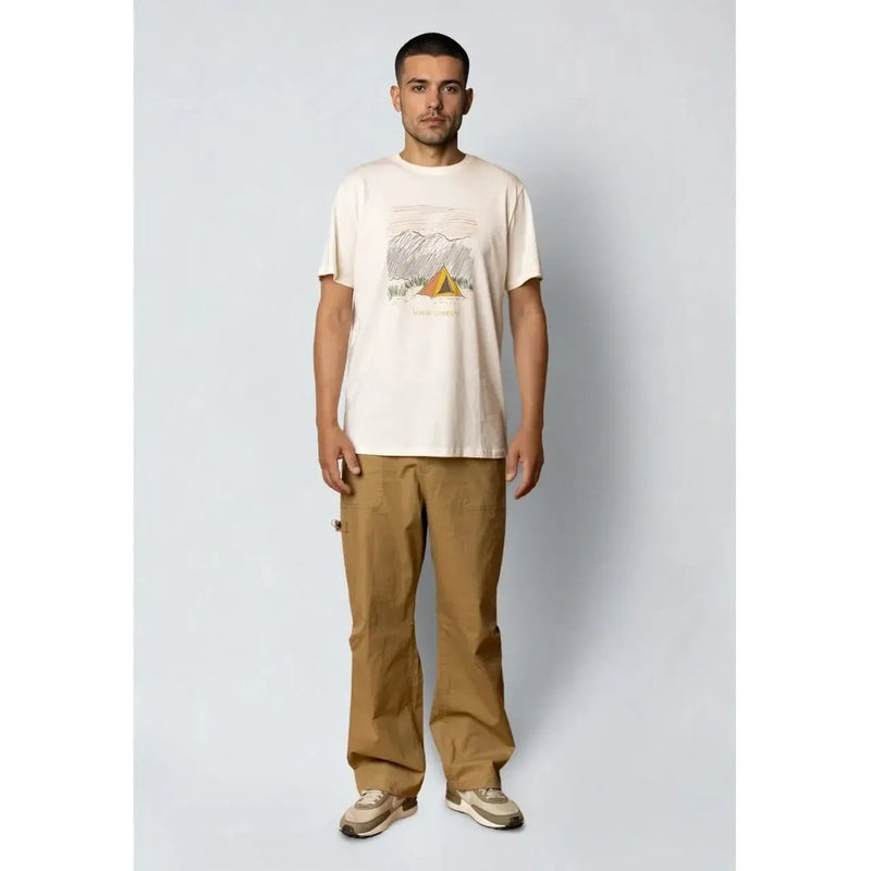 Fat Moose, Tent T-shirt, Ecru-Fat Moose-Minlillebutik.dk