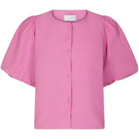 Neo Noir, Moisa Linen Blouse, Pink