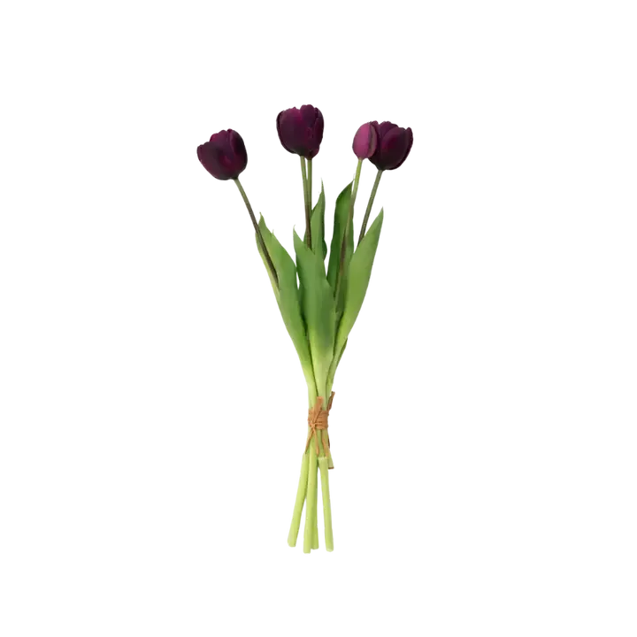 Barbara, Buket, Tulipaner/Phytolacca, Lilla-Barbara-Minlillebutik.dk