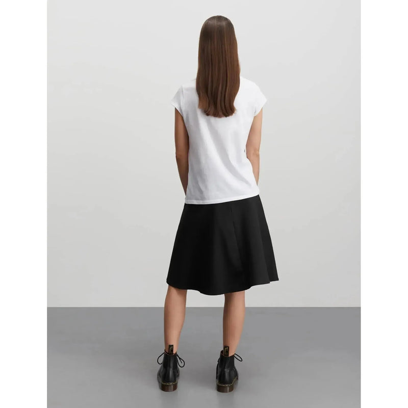 Mads Nørgaard, Fine Jersey Teasy Tee FAV, White-Mads Nørgaard - Dame-Minlillebutik.dk