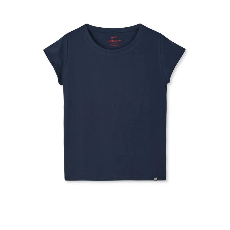 Mads Nørgaard, Fine Jersey Teasy Tee FAV, Parisian Night-Mads Nørgaard - Dame-Minlillebutik.dk