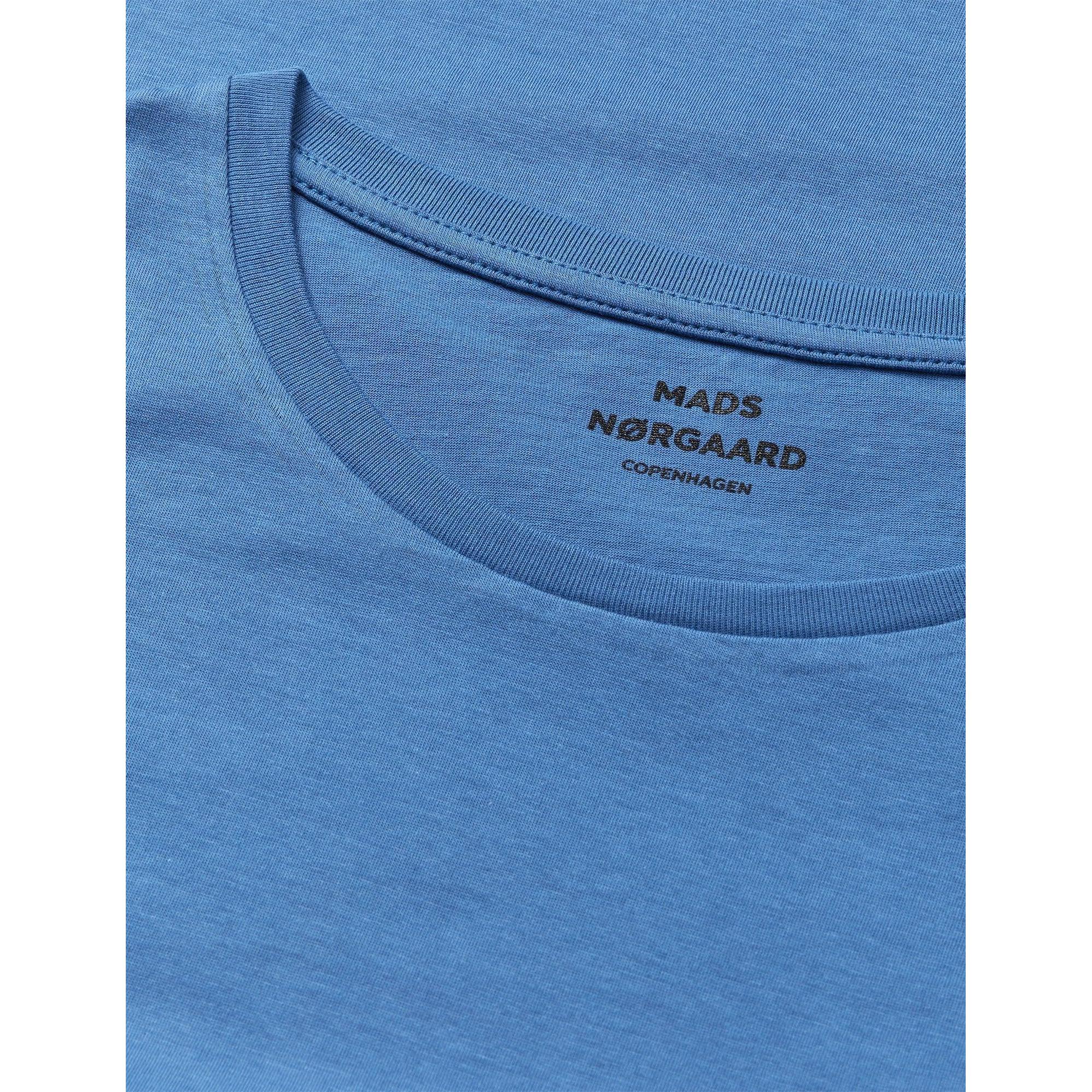 Mads Nørgaard, Fine Jersey Teasy Tee FAV, Bright Cobalt-Mads Nørgaard - Dame-Minlillebutik.dk