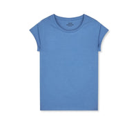 Mads Nørgaard, Fine Jersey Teasy Tee FAV, Bright Cobalt-Mads Nørgaard - Dame-Minlillebutik.dk
