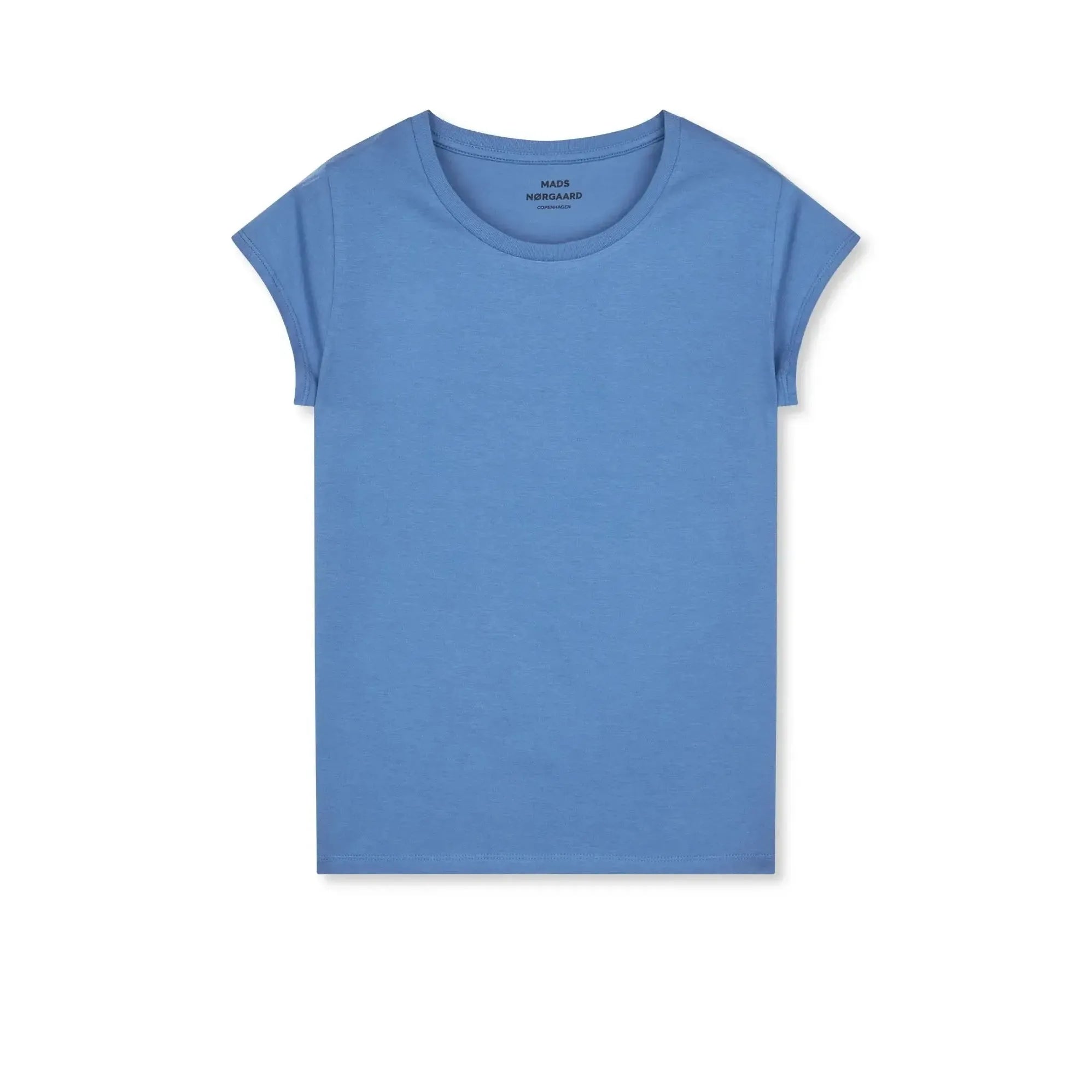 Mads Nørgaard, Fine Jersey Teasy Tee FAV, Bright Cobalt-Mads Nørgaard - Dame-Minlillebutik.dk
