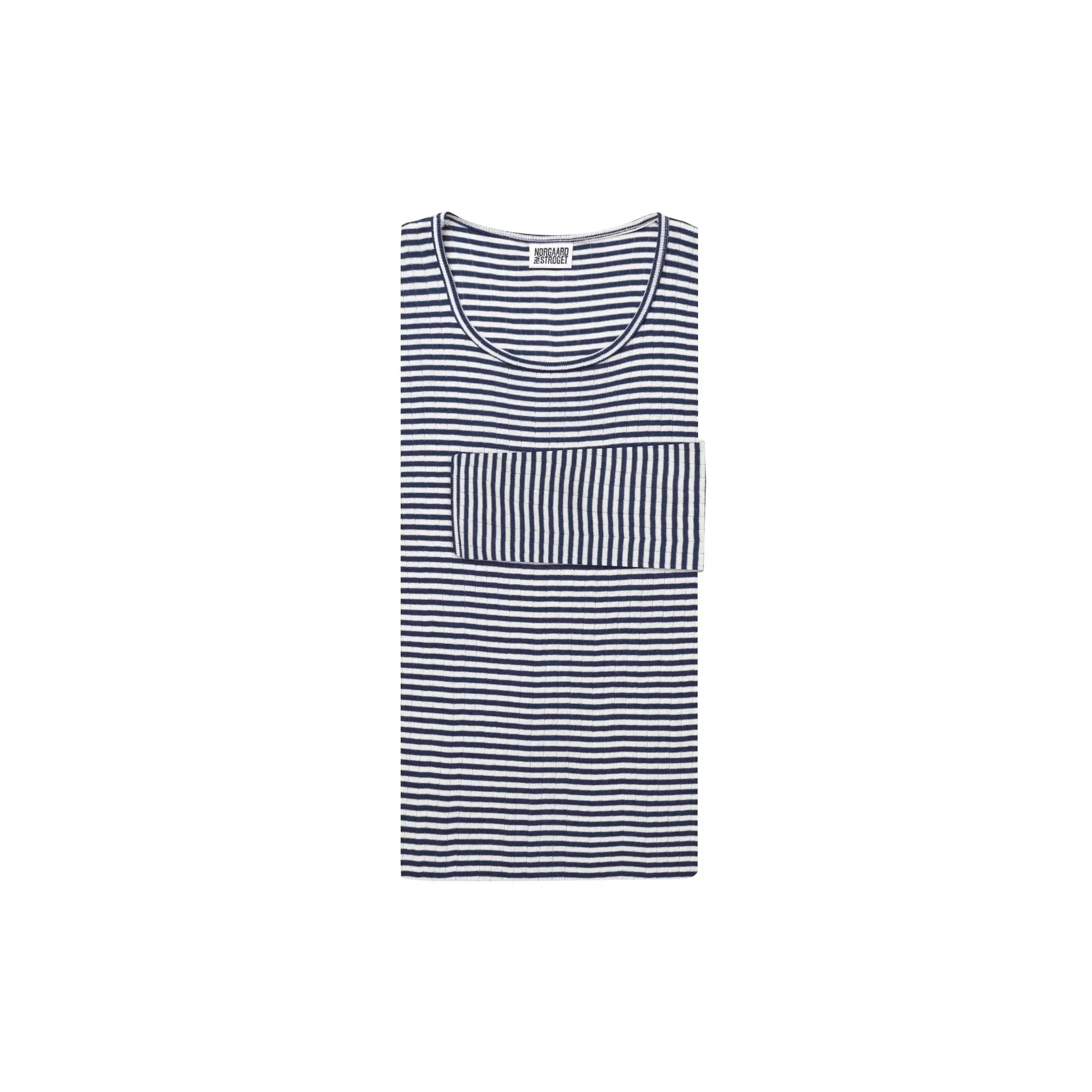 Nørgaard Paa Strøget, 101 Fine Stripe, Marine/Ecru, One size-Nørgaard Paa Strøget-Minlillebutik.dk