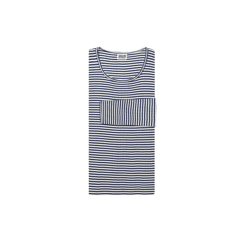 Nørgaard Paa Strøget, 101 Fine Stripe, Marine/Ecru, One size-Nørgaard Paa Strøget-Minlillebutik.dk