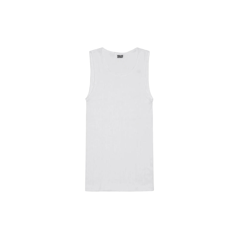 Nørgaard Paa Strøget, Tank Top Solid Color, White, One Size-Nørgaard paa Strøget-Minlillebutik.dk