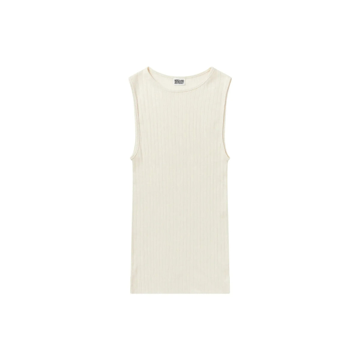 Nørgaard Paa Strøget, Tank Top Solid Color, Ecru, One Size-Nørgaard paa Strøget-Minlillebutik.dk