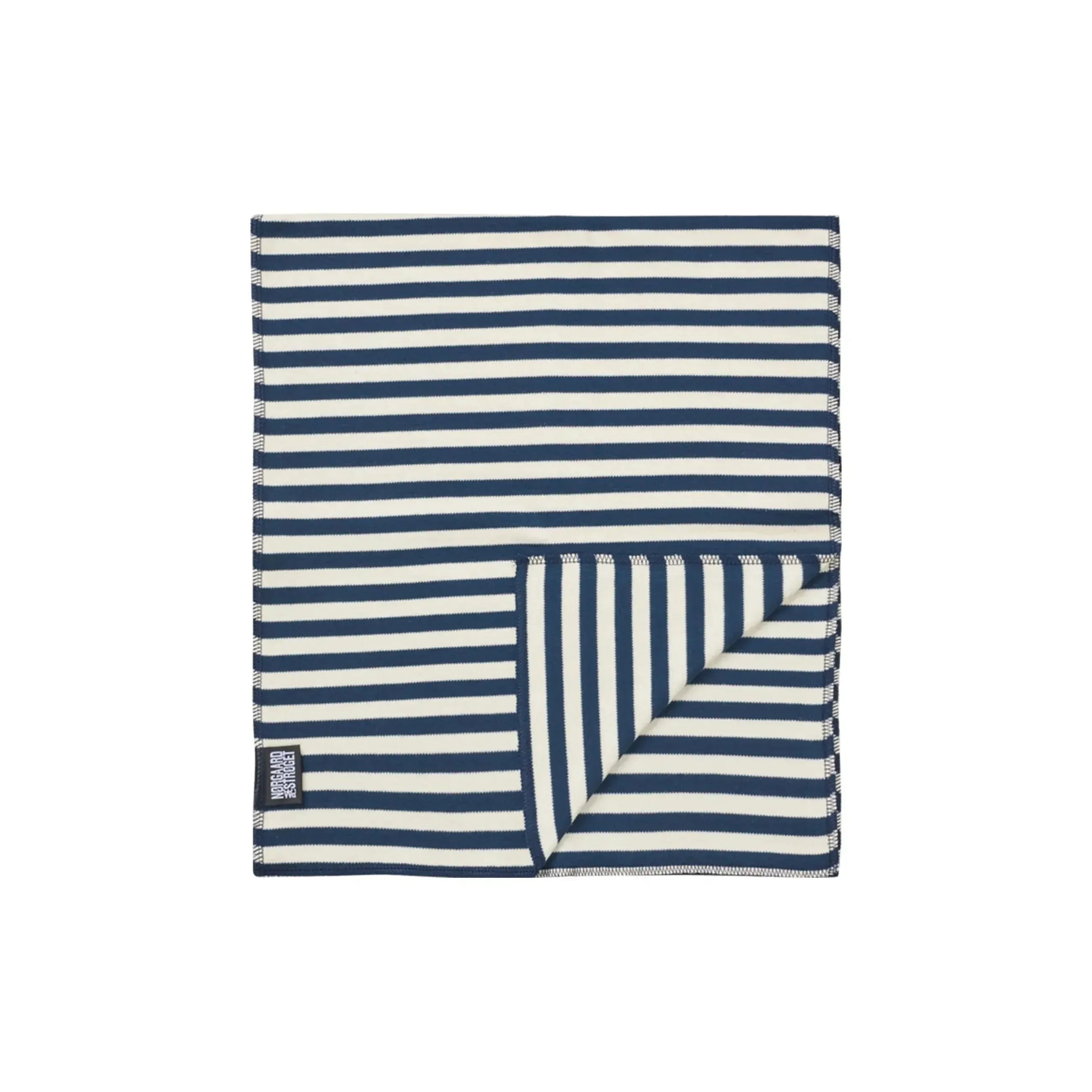 Nørgaard Paa Strøget, NPS Scarf Interlock, Marine/Ecru-Nørgaard paa Strøget-Minlillebutik.dk