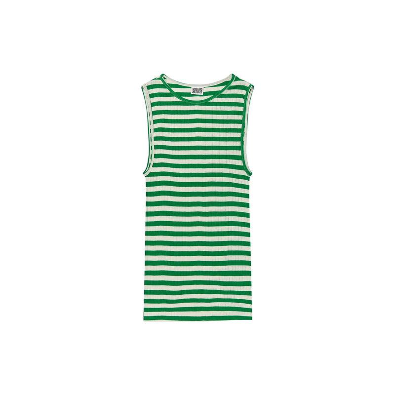 Nørgaard Paa Strøget, Tank Top Broadway, Green/Ecru-Nørgaard paa Strøget-Minlillebutik.dk