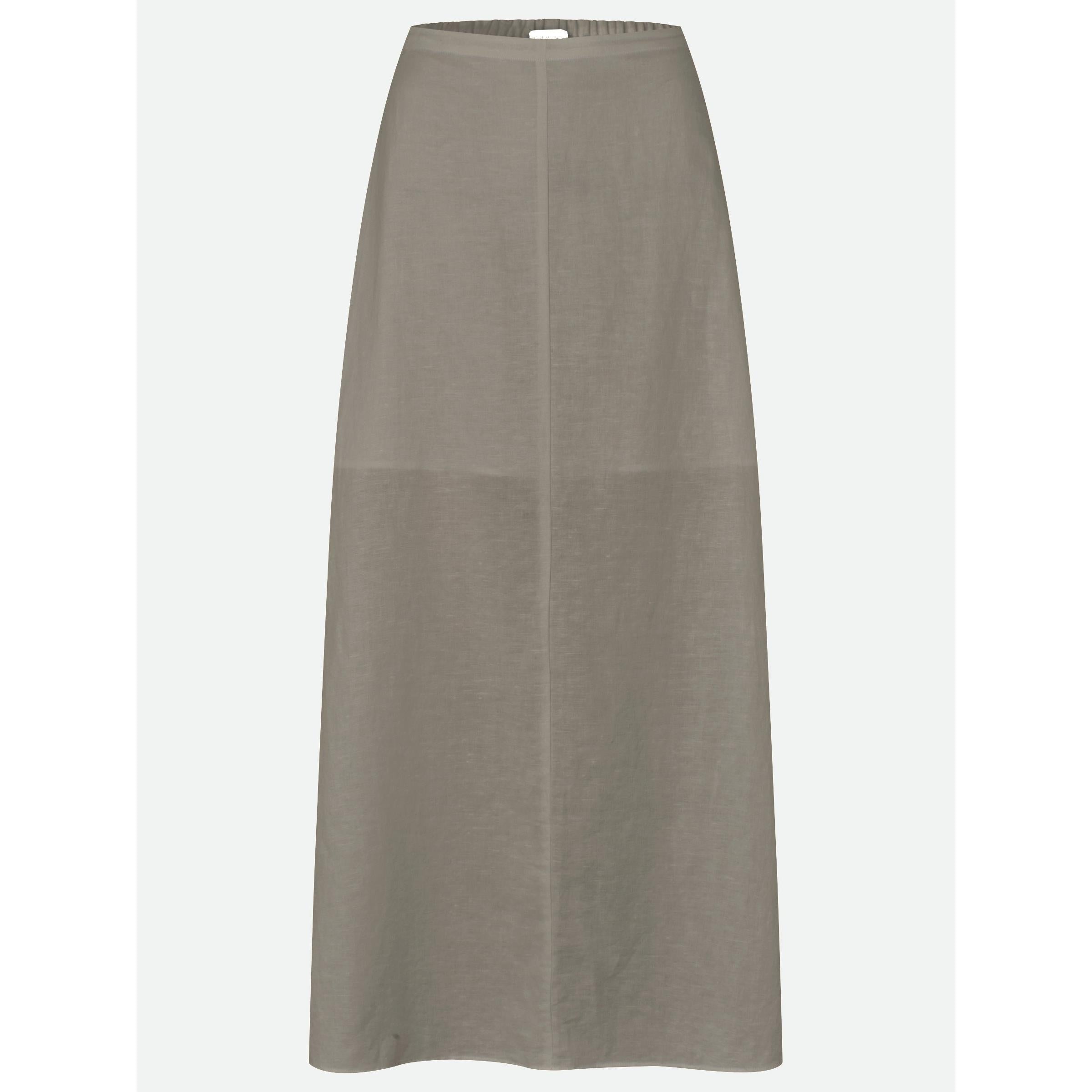 Rosemunde, RWEsther Linen long skirt, Dried sage-Rosemunde-Minlillebutik.dk