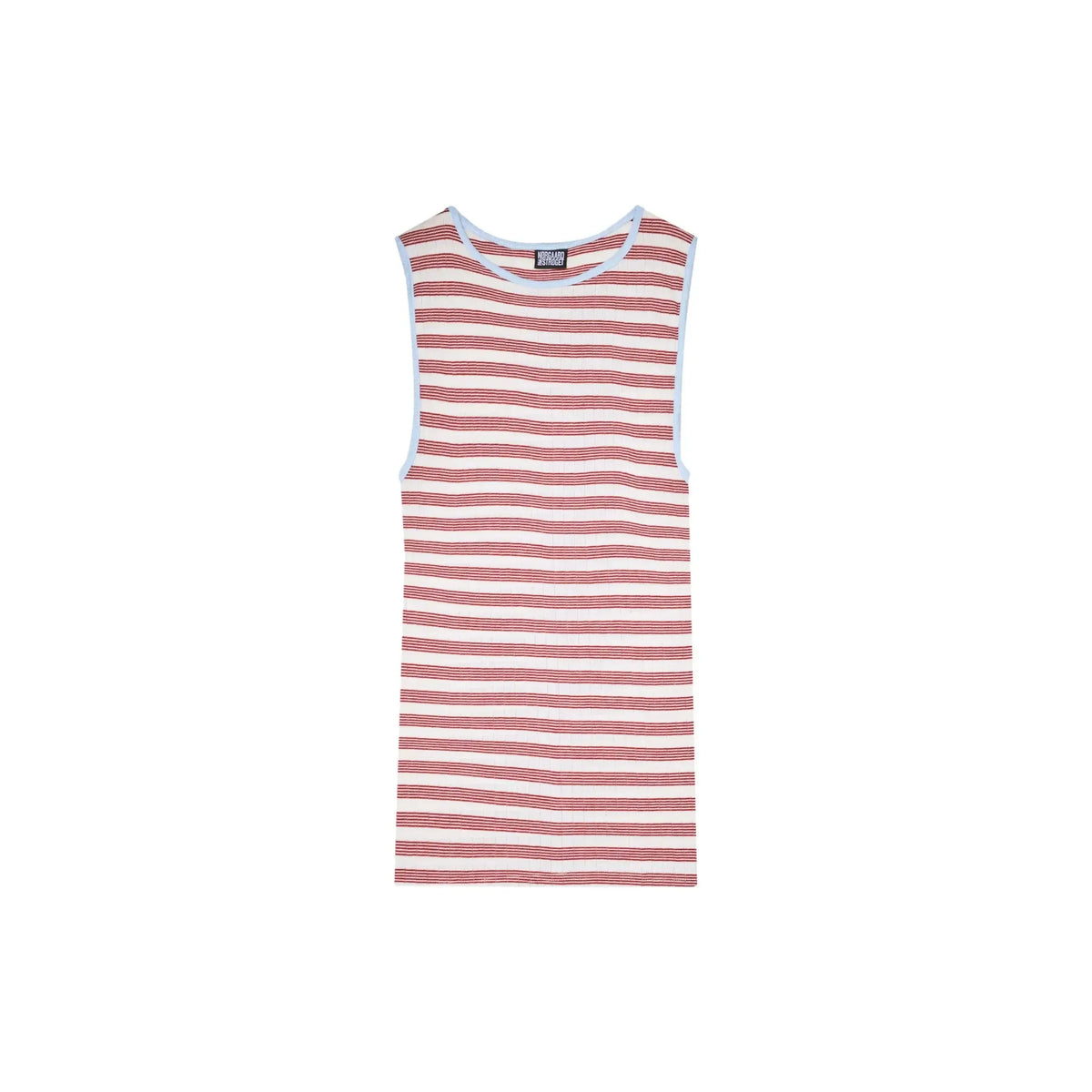 Nørgaard Paa Strøget, Tank Top BW Stripe, Ecru/Wine/Lt Blue-Nørgaard paa Strøget-Minlillebutik.dk