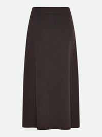 Rosemunde, RWCody Merino Wool Midi Skirt, Mole