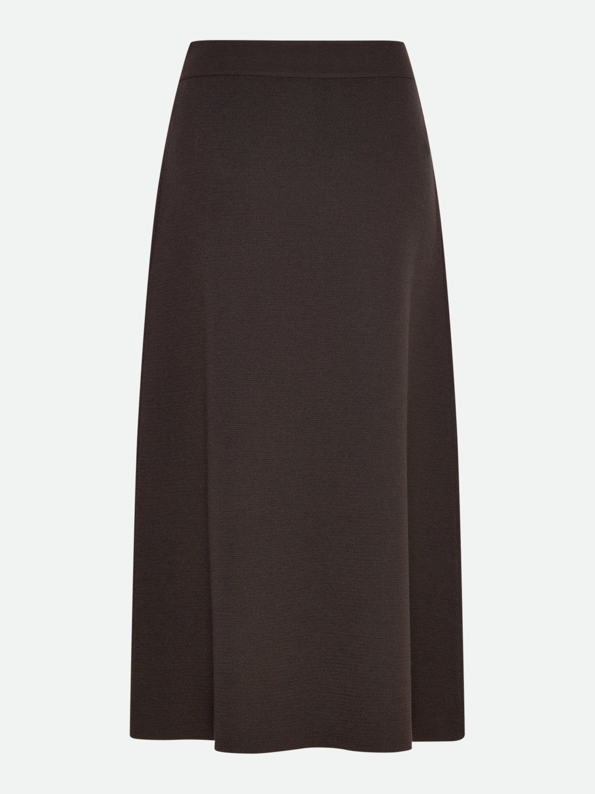 Rosemunde, RWCody Merino Wool Midi Skirt, Mole