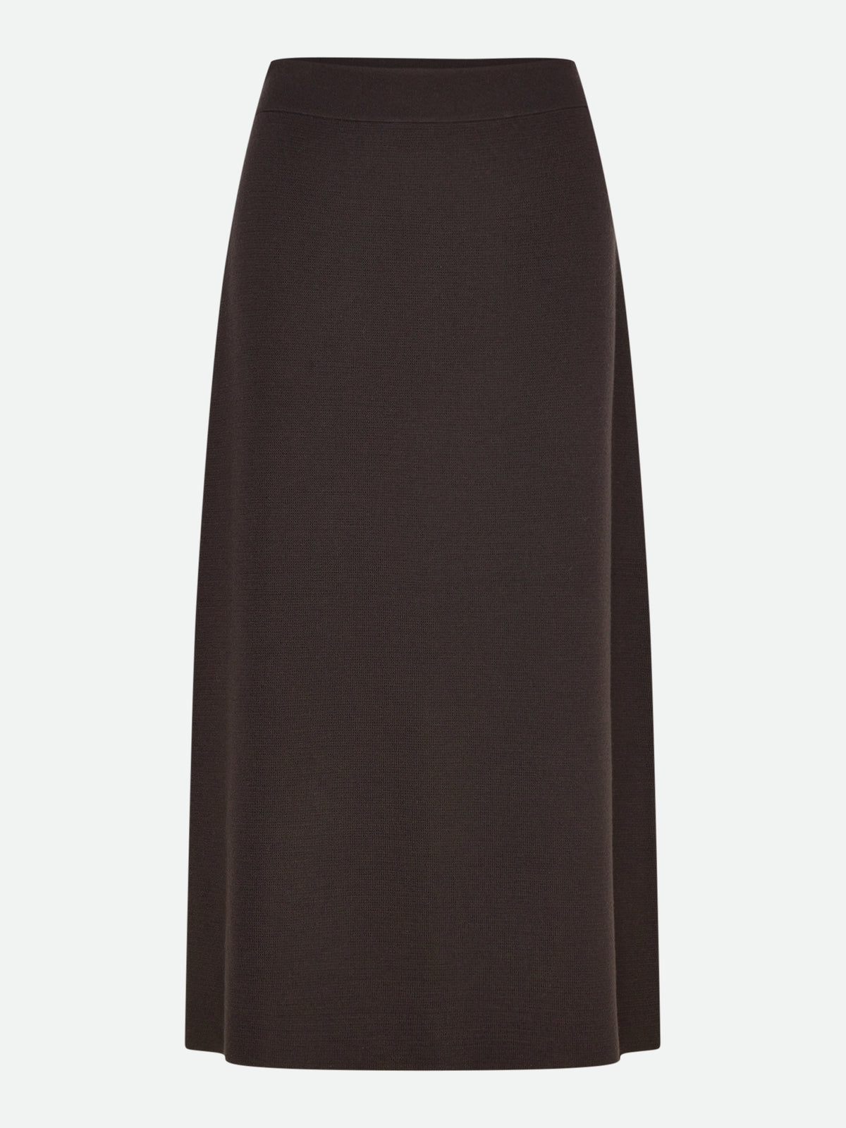 Rosemunde, RWCody Merino Wool Midi Skirt, Mole