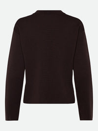 Rosemunde, RWCody Merino LS Mock Neck Pullover, Mole