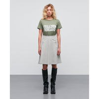 Mads Nørgaard, Bromi Stelly Skirt, Four Leaf Clover/Whitecap Grey-Mads Nørgaard - Dame-Minlillebutik.dk