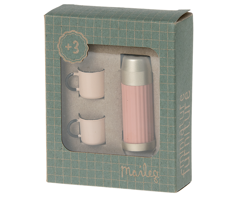 Maileg, Thermos & cups, Coral