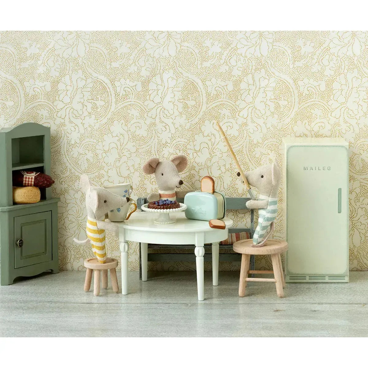 Maileg, Brødrister, Mus, Mint 11-4109-00-Maileg-Minlillebutik.dk