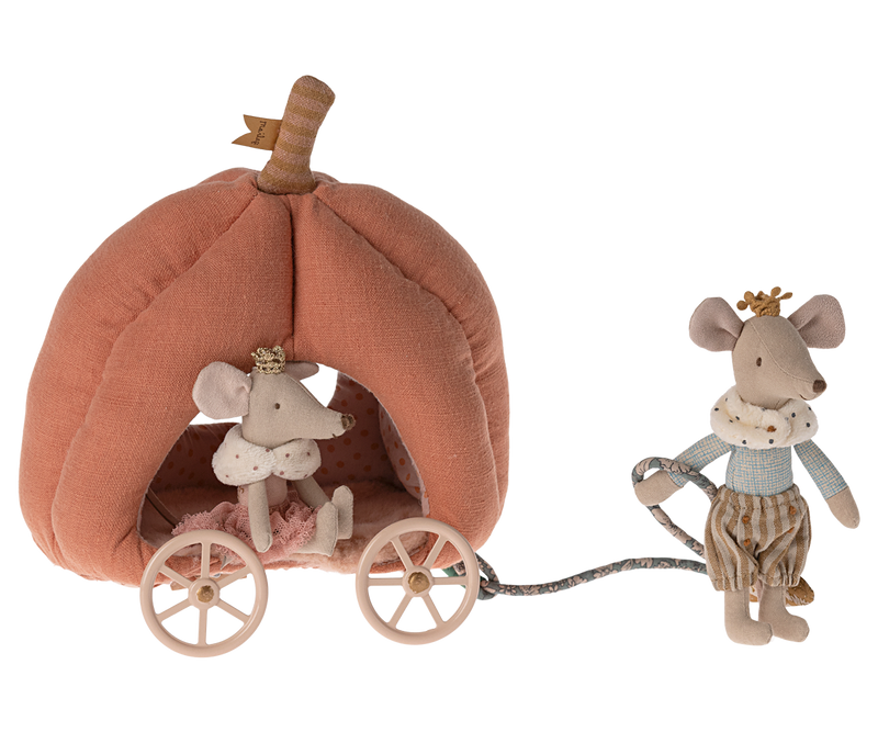 Maileg, Pumpkin carriage, mouse