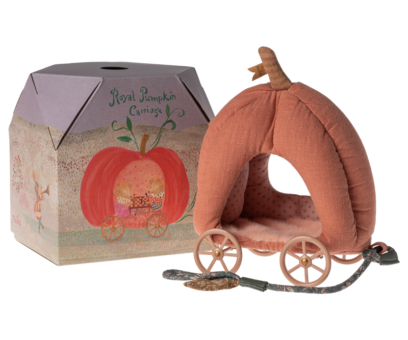 Maileg, Pumpkin carriage, mouse