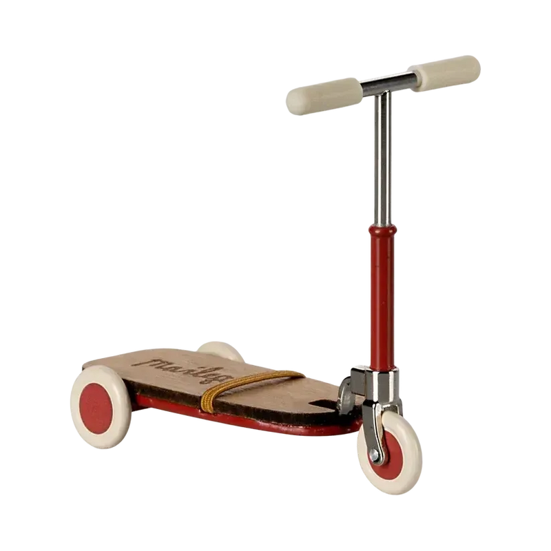 Maileg, Løbehjul, Mus, Rød 11-5102-00-Maileg-Minlillebutik.dk