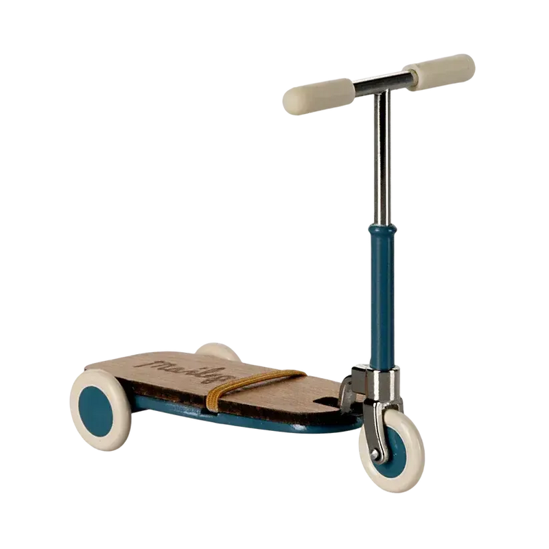 Maileg, Løbehjul, Mus, Blå 11-5102-03-Maileg-Minlillebutik.dk