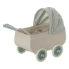 Maileg, Barnevogn m/baby mus, Mint, 11-5103-00-Maileg-Minlillebutik.dk