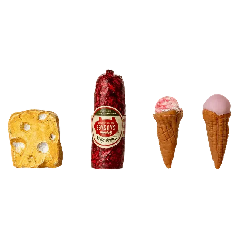 Maileg, Køleskab, Mus, Råhvid 11-5120-00-Maileg-Minlillebutik.dk