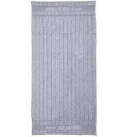 Ilse Jacobsen, Håndklæde Sæt Med 2 stk, Støvet Blå Striber-Ilse Jacobsen-Minlillebutik.dk