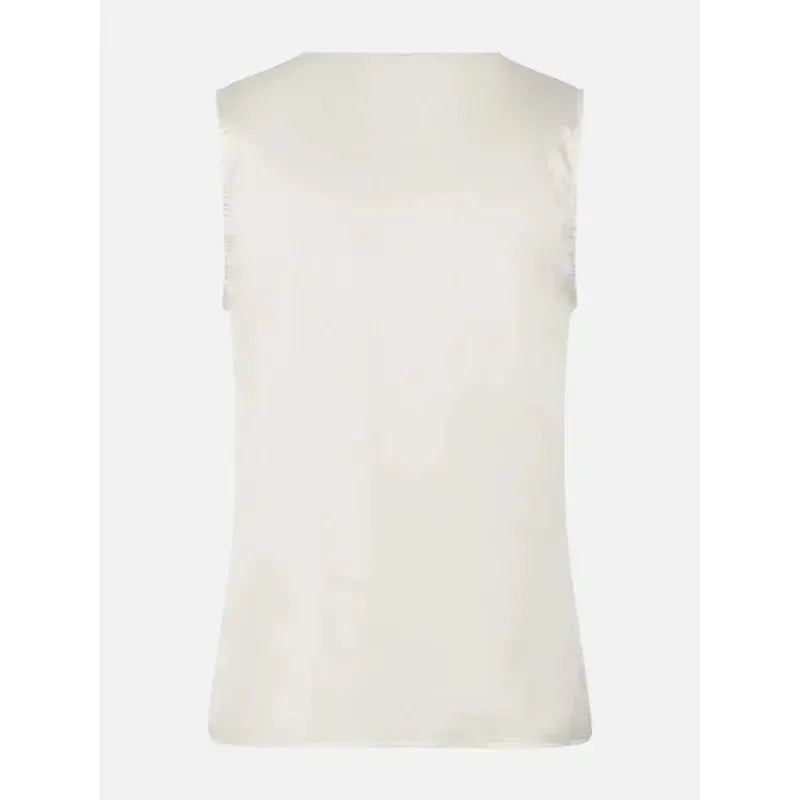 Rosemunde, RW Jade Silk Lace Top, Ivory-Rosemunde-Minlillebutik.dk