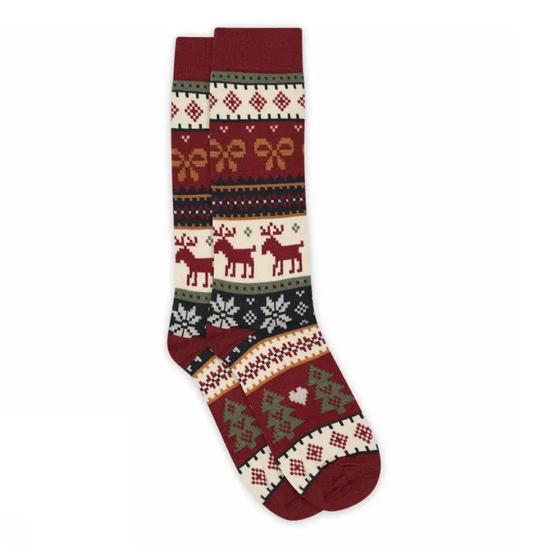 MP, Joy long socks, Karanda Red-MP Strømper-Minlillebutik.dk