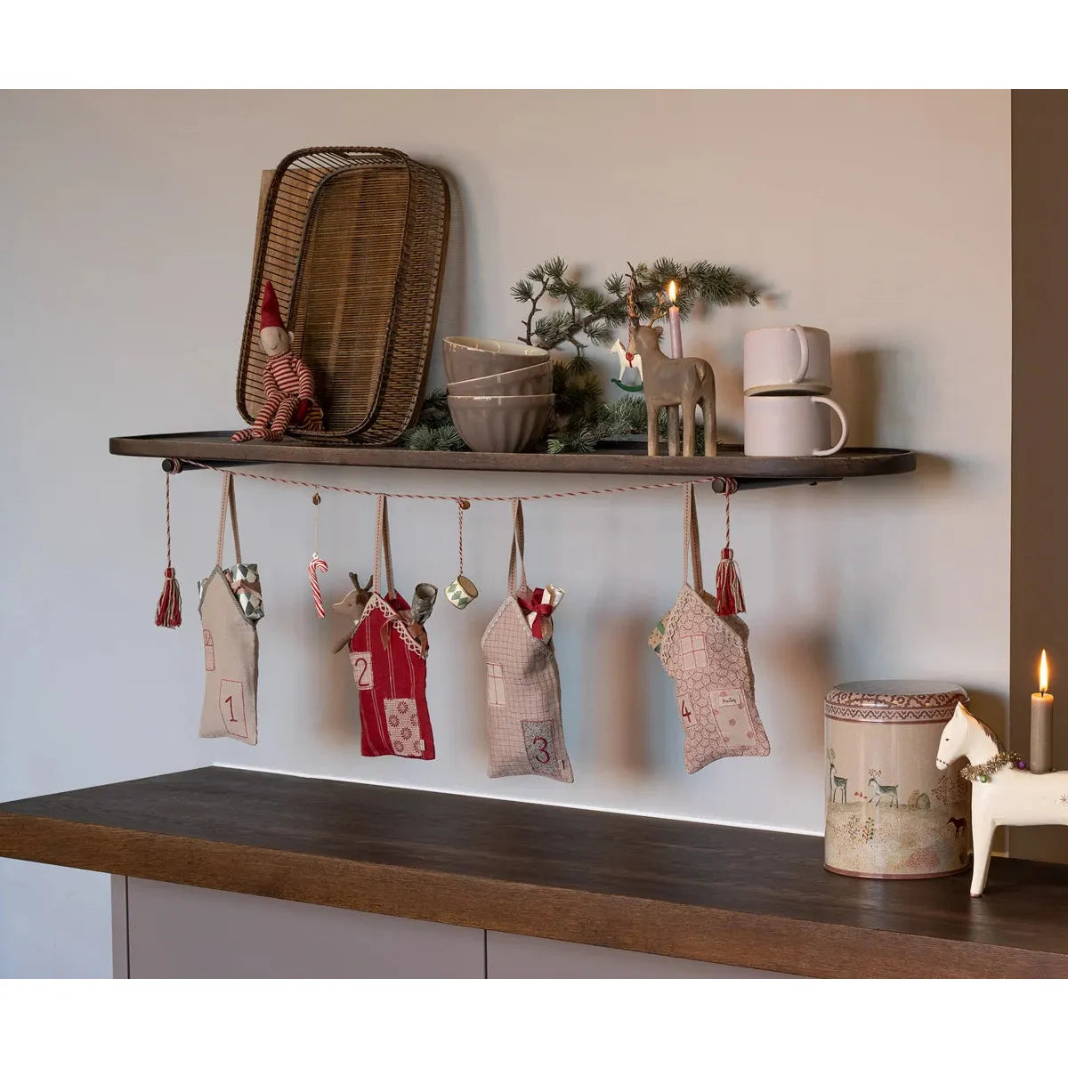Maileg, Julens gade, Advent kalender, 14-1181-00