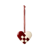 Maileg Jul, Metal ophæng, Hjerte, Lille, Rød, 14-4503-00-Maileg-Minlillebutik.dk
