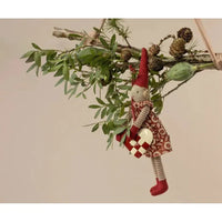 Maileg Jul, Metal ophæng, Hjerte, Lille, Rød, 14-4503-00-Maileg-Minlillebutik.dk