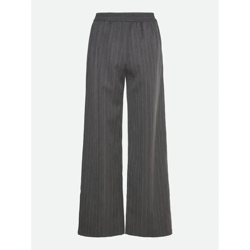 Rosemunde, RWPin MW Trousers, Grey Pinstripe-Rosemunde-Minlillebutik.dk