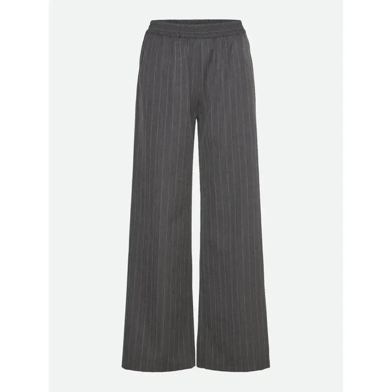 Rosemunde, RWPin MW Trousers, Grey Pinstripe-Rosemunde-Minlillebutik.dk