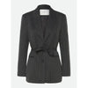 Rosemunde, RWPin LS Blazer, Grey Pinstripe-Rosemunde-Minlillebutik.dk