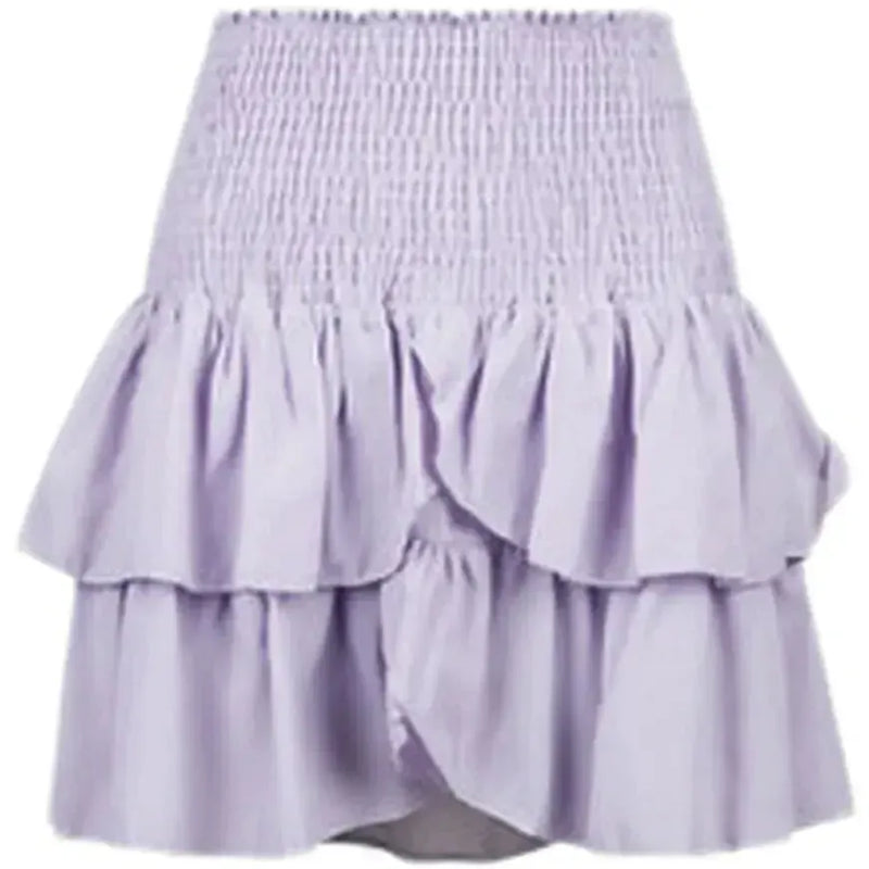 Neo Noir, Carin R Skirt, Lavendel-Neo Noir-Minlillebutik.dk