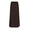 Neo Noir, Noa Linen Skirt, Dark Brown-Neo Noir-Minlillebutik.dk