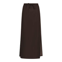 Neo Noir, Noa Linen Skirt, Dark Brown-Neo Noir-Minlillebutik.dk