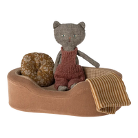 Maileg, Cosy Basket, Lille, Brun 16-4901-01-Maileg-Minlillebutik.dk