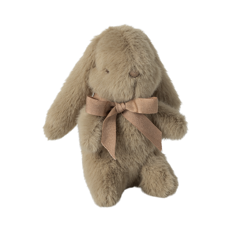 Maileg, Bunny plush, Mini, Dusty Brown-Maileg-Minlillebutik.dk