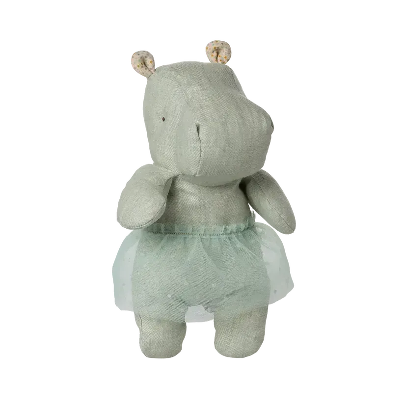 Maileg, Safari friends, Flodhest m/skørt, Lille, Mint 16-5601-01-Maileg-Minlillebutik.dk